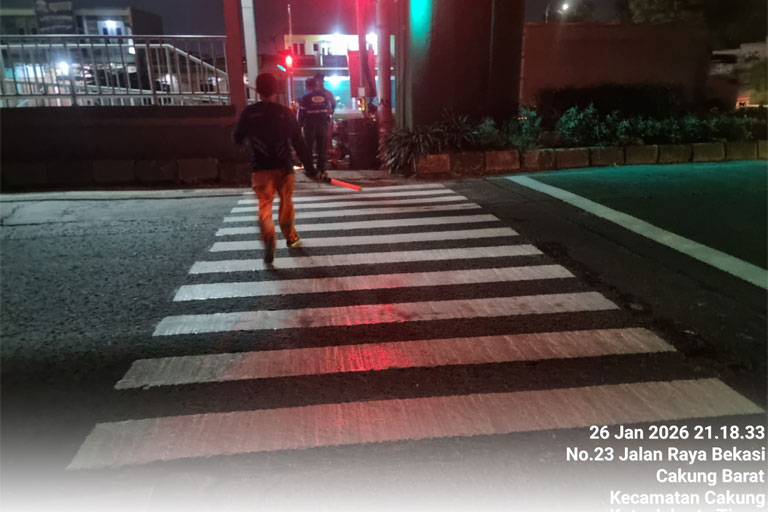 pengecatan marka jalan thermoplastic