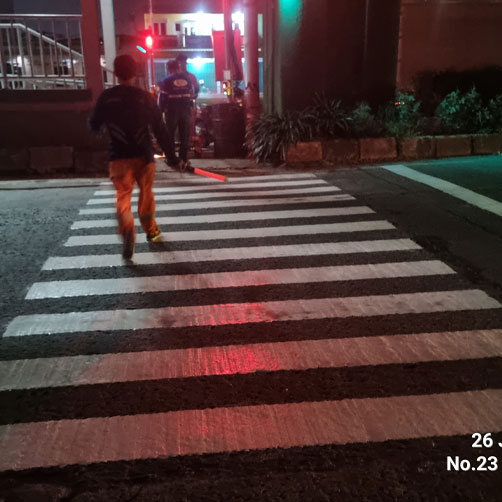 pengecatan marka jalan thermoplastic